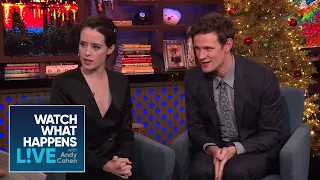 Claire Foy And Matt Smith On Prince Harry And Meghan Markle | WWHL