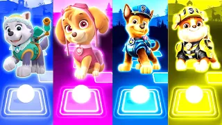 Super Paw Patrol Team Everest - Skye - Chase - Rubble | Tiles Hop EDM Rush!