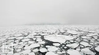 Antarctic Ice fields: 10 Hours of Sailing through the Foggy Lemaire Channel in Antarctica (no music)