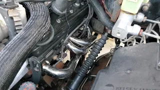 1997 k1500 shorty headers & more install