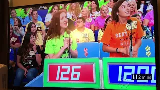 Crazy girl almost kills Drew Carey on the Price is Right!