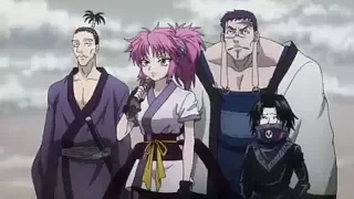 Nobubaga fights Franklin _ Phantom Troupe members Hunter X Hunter