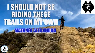 I should not be riding these trails on my own! Matangi Alexandra