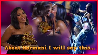 Ashanti on Normani: "Oh My Gosh, It Was So..." (2021 Soul Train Awards)