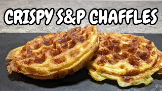 Spice Up Your Chaffle Game With Salt And Pepper! #chaffle #keto #ketovore #ketorecipes