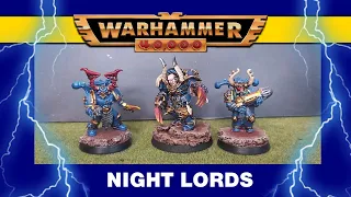 Night Lords - my accidental Warhammer 40k army