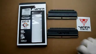 ОНЛАЙН ТРЕЙД.РУ - Оперативная память Patriot DDR4 16Gb 3600MHz Viper Blackout (PVB416G360C7K)