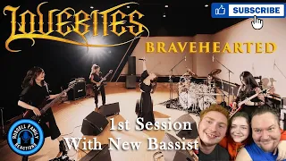 LOVEBITES Bravehearted 1st Session With New Bass Player Reaction