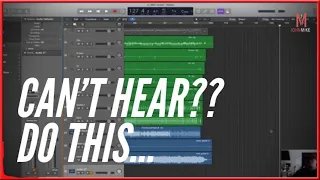 What to do when you can’t monitor during playback in Logic Pro X!