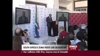 SOUTH AFRICA'S ZUMA HOSTS CAR DELEGATION