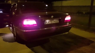 BMW 7 E38 740i- Exhaust sound (straight pipe)