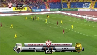 Filipp Budkovsky's goal. Rubin vs Anzhi | RPL 2016/17