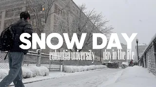 SNOW STORM IN NYC | COLUMBIA VLOGS