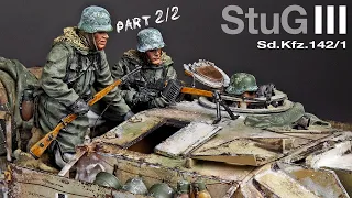 StuG III and Armored Howitzer - Part 2 - 1/35 Tamiya - Tank Model - [ Painting - weathering ]