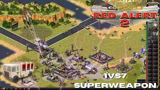 Red Alert 2 | Yuri's Revenge | Soviet Truck Bomber! (1vs7 Brutal Enemy)+Superweapon