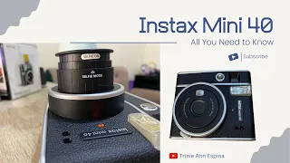 All About the Instax Mini 40 | Guide to Put Batteries and Load Films