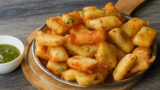If You Have 2 Potatoes At Home, You Can Make This Delicious Snacks Recipe | Aloo Fried Snacks Recipe