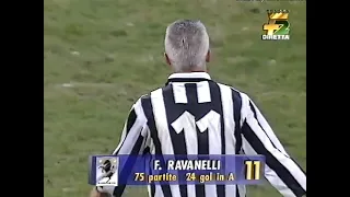 MILAN-JUVE=0-2 RAVANELLI 41°, VIALLI 84°  Campionato di Serie A 1994/95