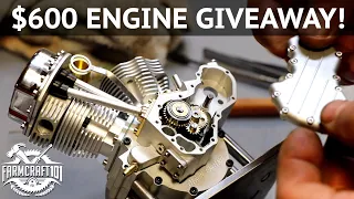 Mini Harley Davidson Engine Giveaway, Review, & Teardown. Cison V-twin From www.Stirlingkit.com
