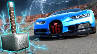 Can a BUGATTI Move Thor's Mjöllnir in BeamNG Drive Mods?!