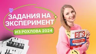 Задания на эксперимент из сборника Рохлова 2024