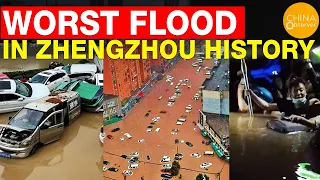 Worst flood in Zhengzhou history | People Trapped in Subway |Dam In Crisis | Apocalypse in China