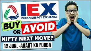 IEX -  Buy or avoid? | IEX Share news | Nifty next big move on Tuesday? | 12Th June 2023 |