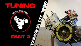 Tuning Part 3 - Yamaha DT 125R I Rozwiercanie Króćca I Czasy otwarcia okien w cylindrze I WOW !!!