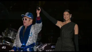 Dua Lipa & Elton John | Cold Heart (Live Performance) Farewell from Dodgers Stadium 2022 (HD)