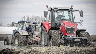 🇵🇱 WTOPA! ☆ NEW HOLLAND PO RAME? ☆ WYCIĄGANIE NA DWA CIĄGNIKI ☆ Czyli Orka w GR CHOTEL ☆