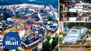 Europe floods: 70 people missing in Germany after floods leave trail of destruction