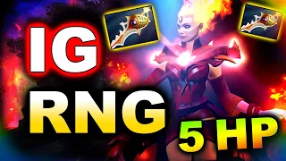 IG vs RNG - 5 HP AMAZING GAME!!! - WINTER TOUR 2022 DOTA 2