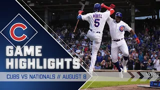 Game Highlights: Thompson's Solid Start, Velázquez and Morel's Homers Power Cubs Win | 8/8/22