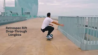 Retrospec Rift Drop-Through Longboard Skateboard Complete