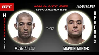 UFC 245. Прогноз на бой Марлон Мораес - Жозе Альдо.