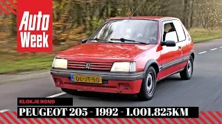 Peugeot 205 1.8 XDT - 1992 - 1.001.825 km - Klokje rond