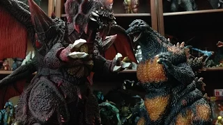 X-Plus Toho Large Monsters Series Godzilla 1995 & Destoroyah Product Review