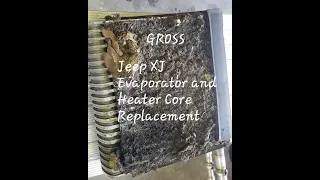 Jeep Cherokee XJ Heater Core and Evaporator Attempt to replace! #jeepxj