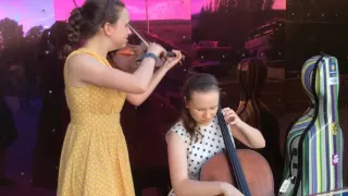 "Girls Just Wanna" and "Material Girl" Mashup (Sempre Sisters Cover) String Duo, Violin and Cello