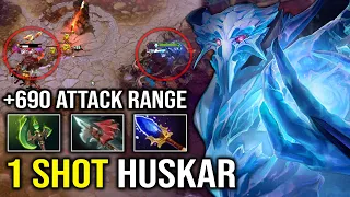 If There's Huskar Just Pick AA to 1 Shot Him with 690 Attack Range Parasma Chilling Touch Dota 2