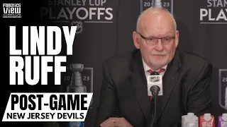 Lindy Ruff Questions New Jersey Devils Players After Devils Falling Down 3-1 in Carolina Series