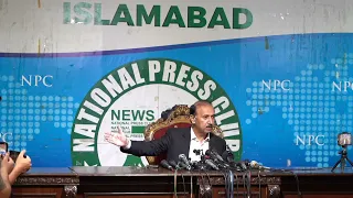 Imran Khan's Lawyer Shoaib Shaheen Important Press Conference in Islamabad