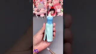 Elsa from clay #How to make Elsa doll with clay #Elsa from clay tutorial ❄️❄️