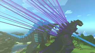 Shin Godzilla Godzilla Kong in Minecraft PE MMCRAFT TV