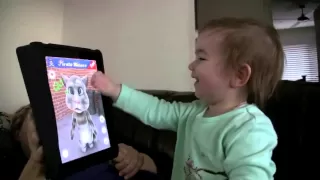 TALKING TOM GETS BASHED IPAD