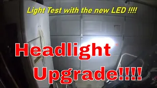 Honda Shadow 750 ACE Headlihgt Upgrade!!! (LED)