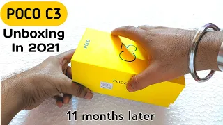 POCO C3 Unboxing || Lime green || In 2021 || Unboxing And First Impressions