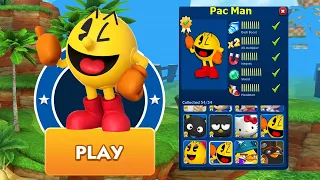 Sonic Dash Endless Running - Pacman New Character Unlocked & Fully Upgraded vs Bash Boss Battle Game