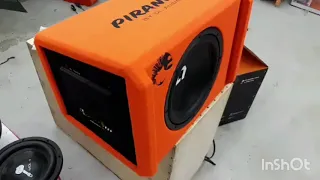 Обзор,подключение и прослушка активного сабвуфера DL Audio Piranha 12A Orange