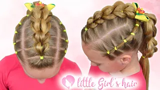Amazing DRAGON Hairstyle | Beautiful Hairdo for girls | Festival Hairstyles by LittleGirlHair❤️